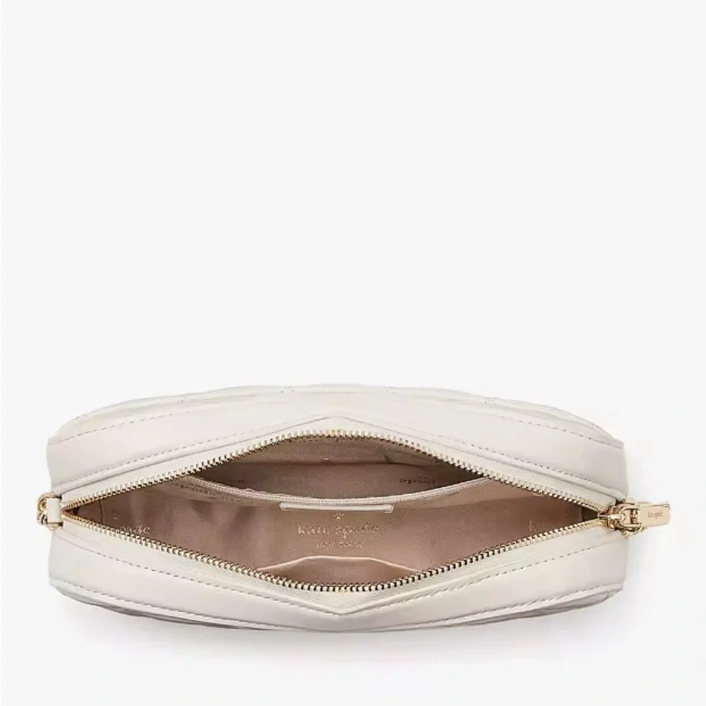 Kate Spade Carey Smooth Quilted Leather Mini‎ Camera Bag (TXABIN)